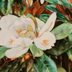 Heather Torres Art | Magnolia | watercolor painting of magnolia flower